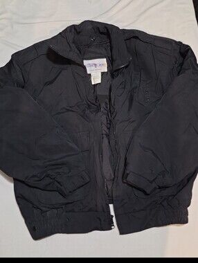 Flying cross mens large black puffer jacket #06